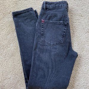 BDG Washed Black Mom Jeans